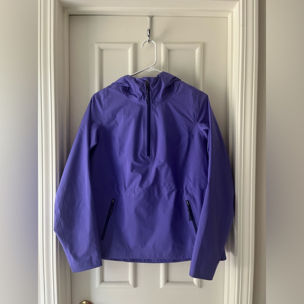 Lululemon Waterproof Hiking Half-Zip Pullover Light Electric Indigo - Picture 6 of 12